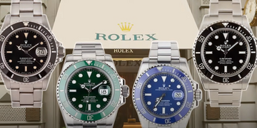 various Rolex watch models