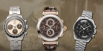 Rolex, Patek Philippe, and Omega fancy watches