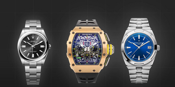 various brands of luxury watches