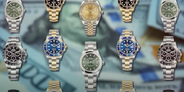 various Rolex watches