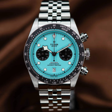 2025 Tudor Black Bay Chronograph 79360N Flamingo Blue Turquoise M79360N