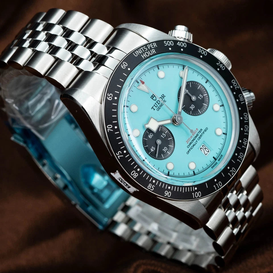 2025 Tudor Black Bay Chronograph 79360N Flamingo Blue Turquoise M79360N