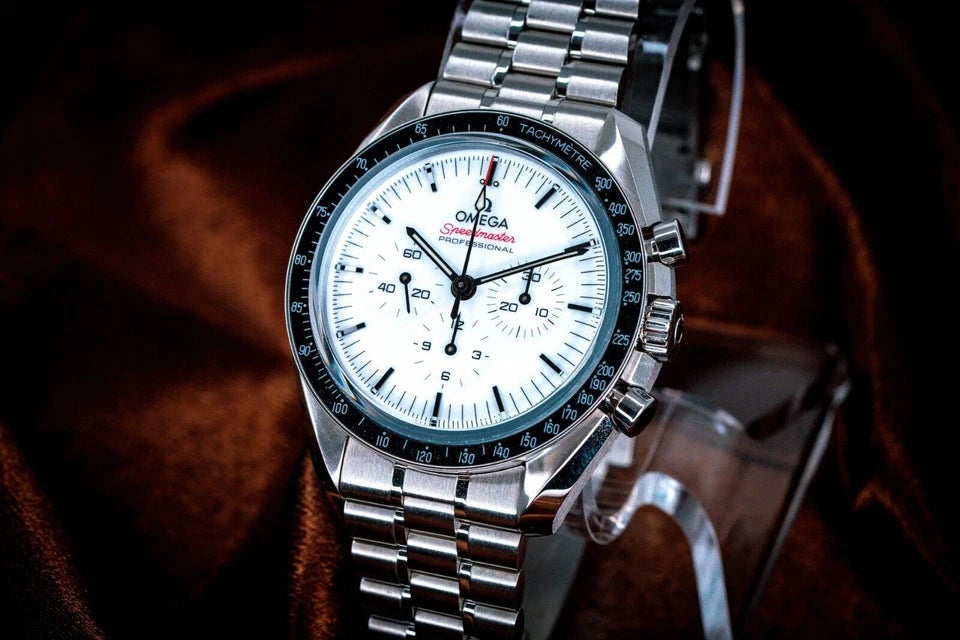 2024 OMEGA SPEEDMASTER MOONWATCH NEW WHITE DIAL 42MM WATCH 310.30.42.50.04.001